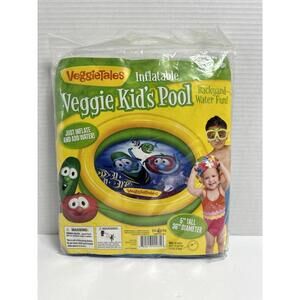 VeggieTales RARE 2012 Inflatable Veggie Kids Pool 36” x 5” #30003-5 Big Idea NEW